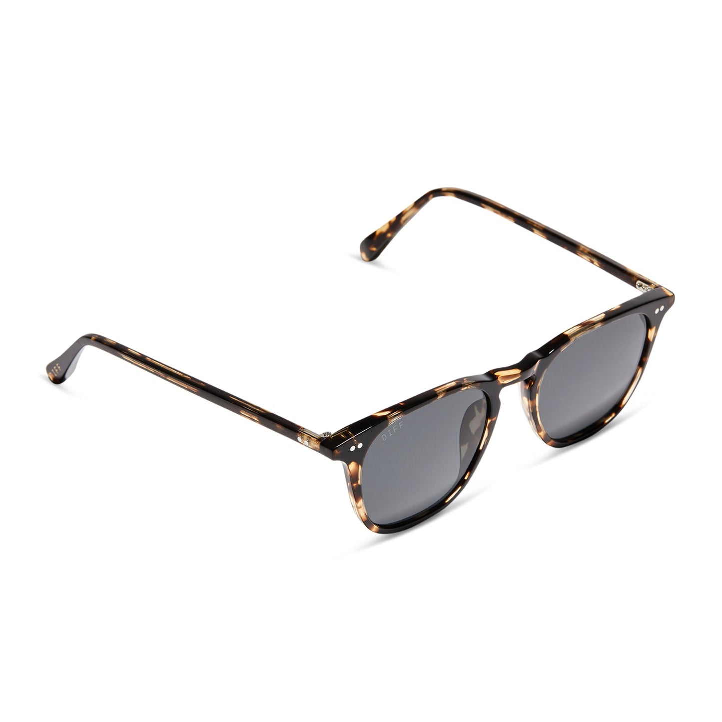 MAXWELL - ESPRESSO TORTOISE + GREY + POLARIZED SUNGLASSES