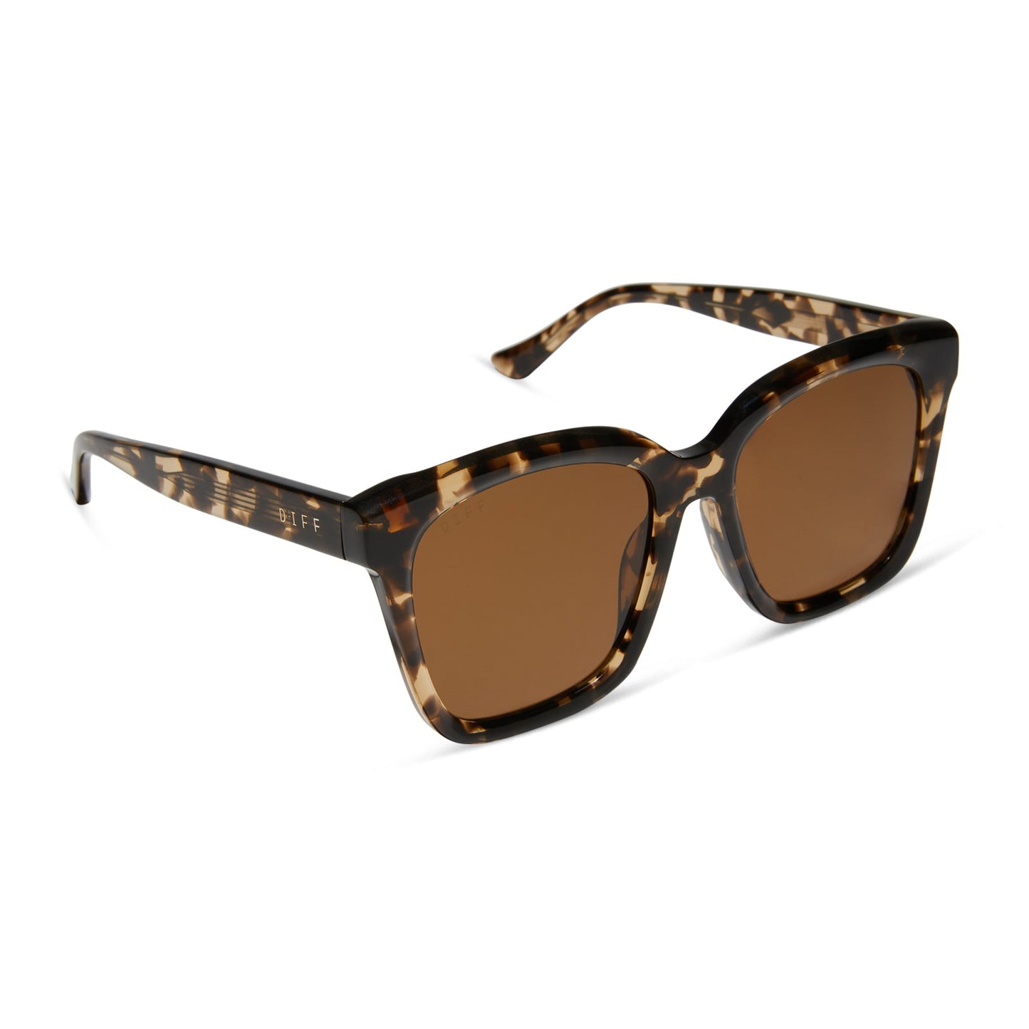 MEREDITH - ESPRESSO TORTOISE + BROWN + POLARIZED SUNGLASSES