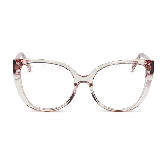 PENELOPE - LIGHT PINK CRYSTAL + PRESCRIPTION GLASSES