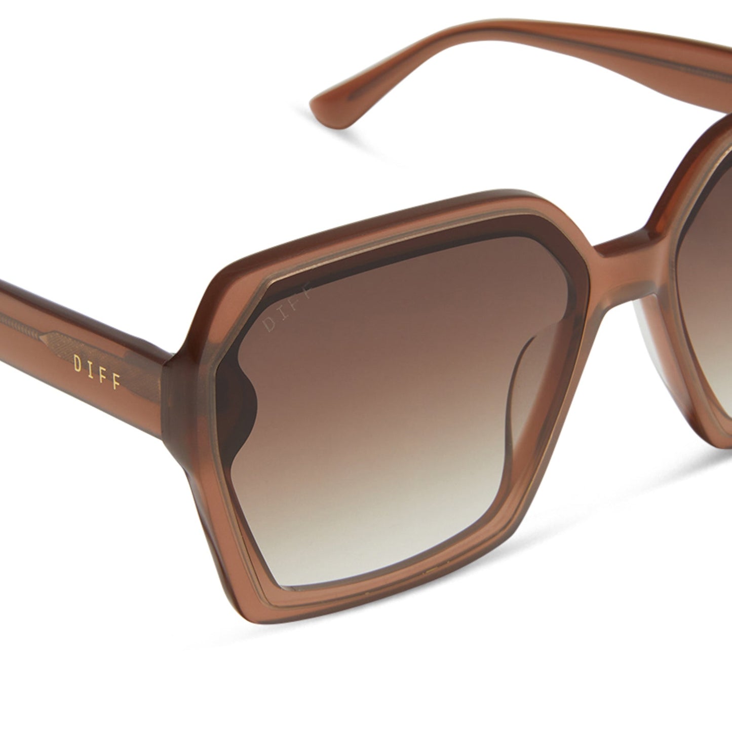 PRESLEY - MACCHIATO + BROWN GRADIENT SUNGLASSES