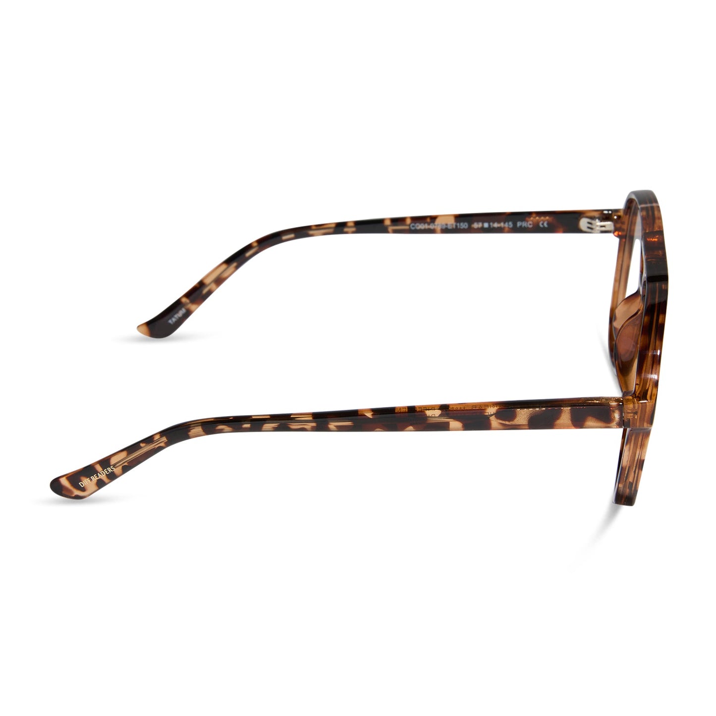 TATUM - ESPRESSO TORTOISE + BLUE LIGHT READERS