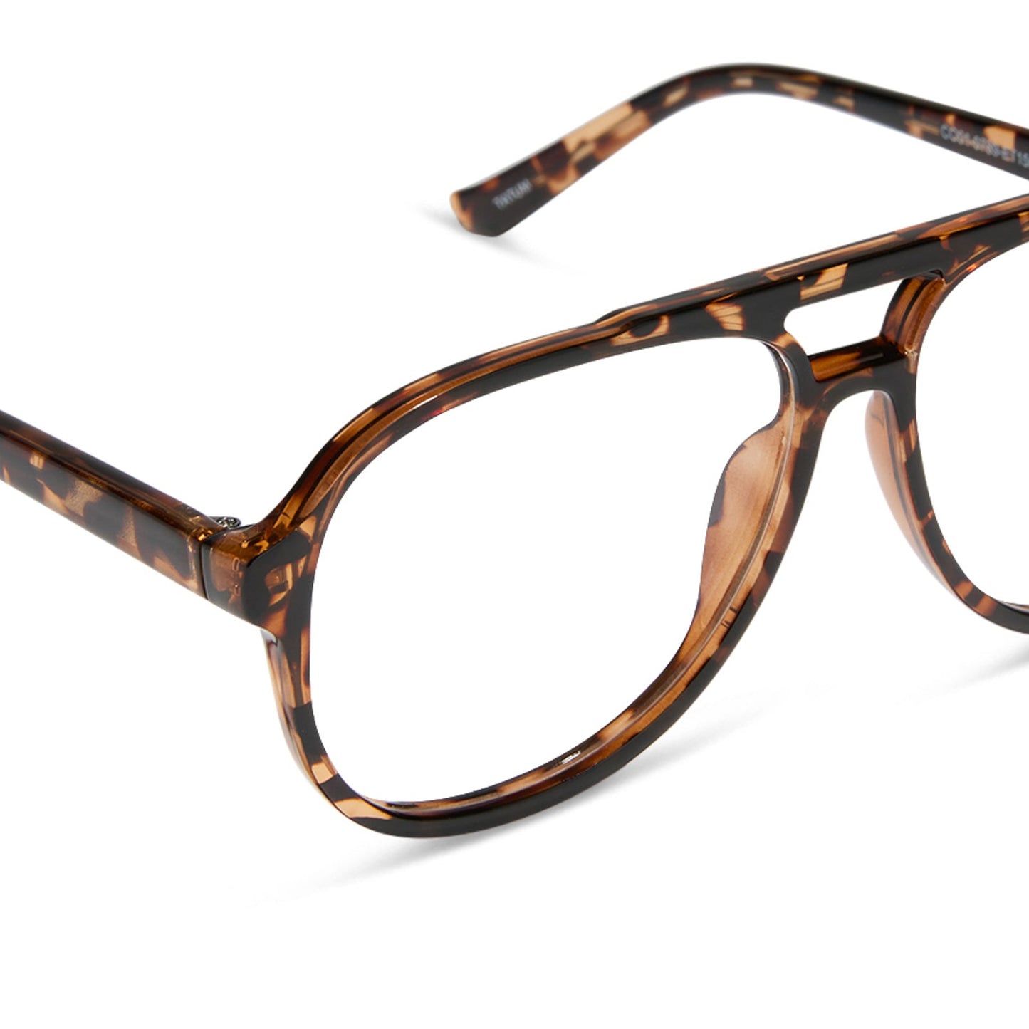 TATUM - ESPRESSO TORTOISE + BLUE LIGHT READERS