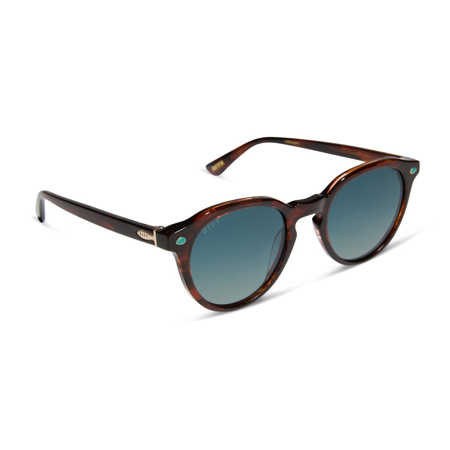 BETH - WARM SEQUOIA TORTOISE + MONTANA SKY + POLARIZED SUNGLASSES