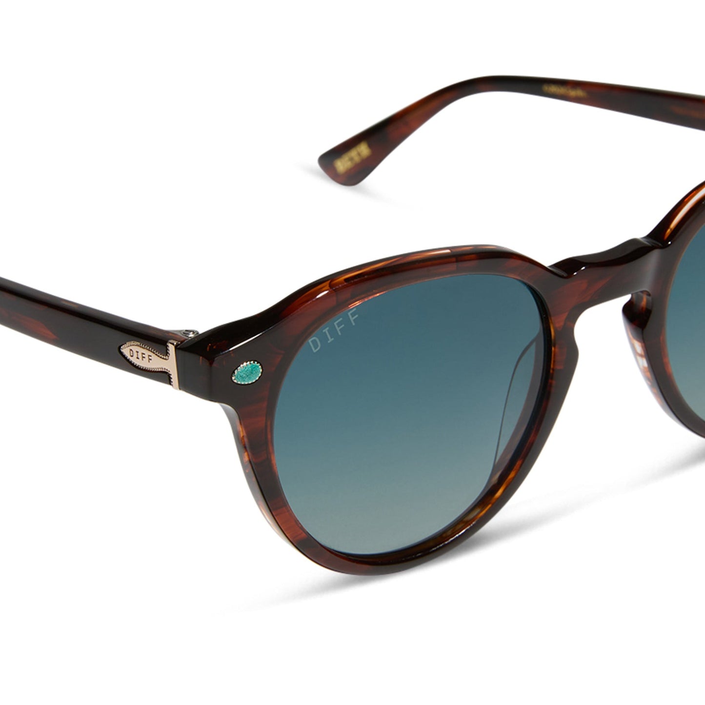 BETH - WARM SEQUOIA TORTOISE + MONTANA SKY + POLARIZED SUNGLASSES