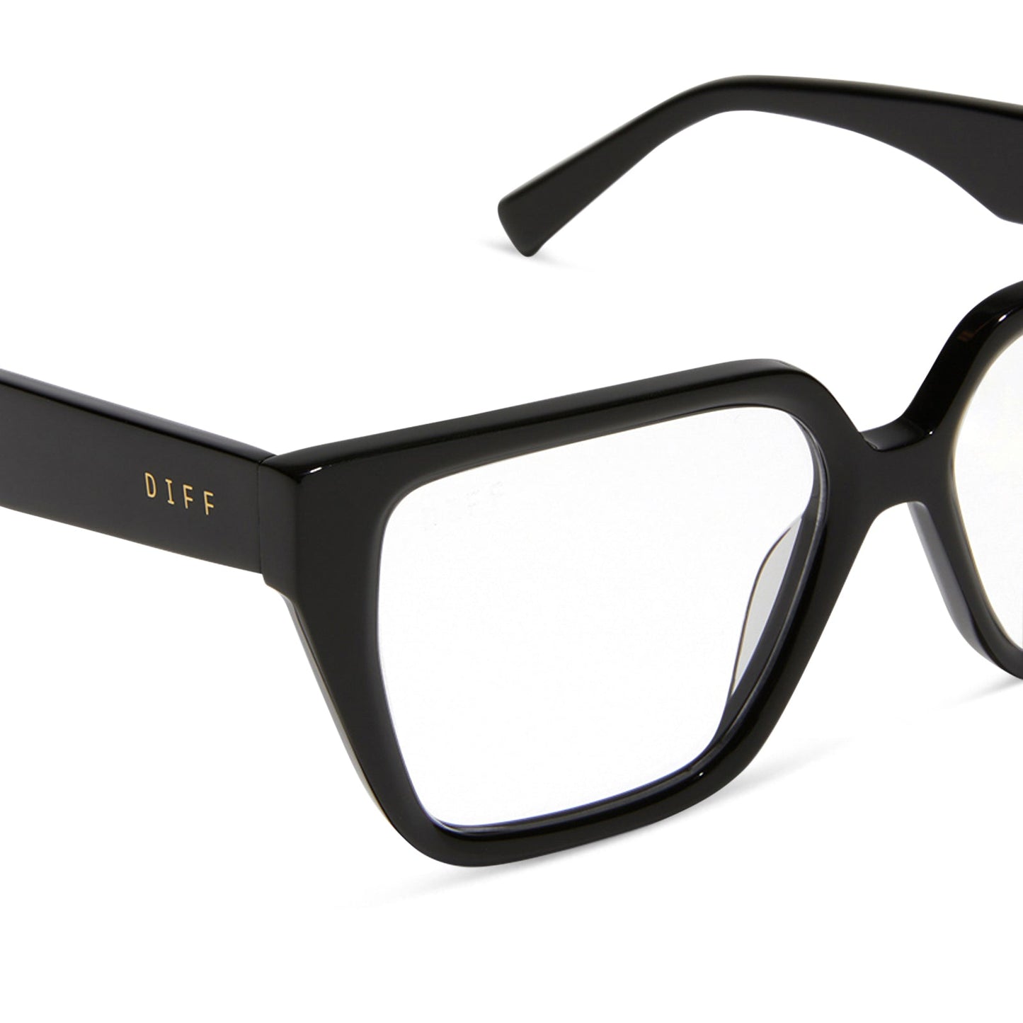 OLIVE - BLACK + PRESCRIPTION GLASSES