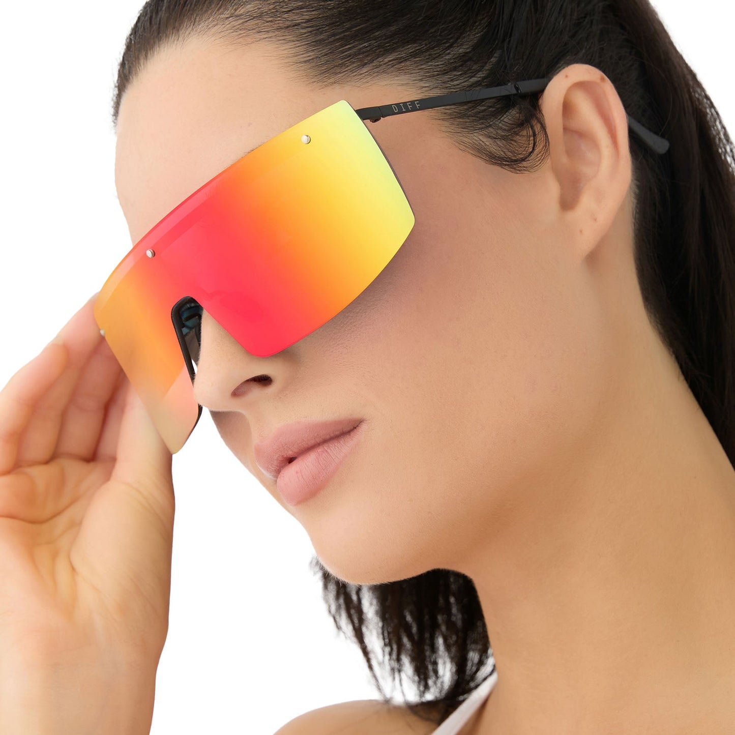 GRANDSLAM - BLACK + RAINBOW MIRROR + POLARIZED SUNGLASSES