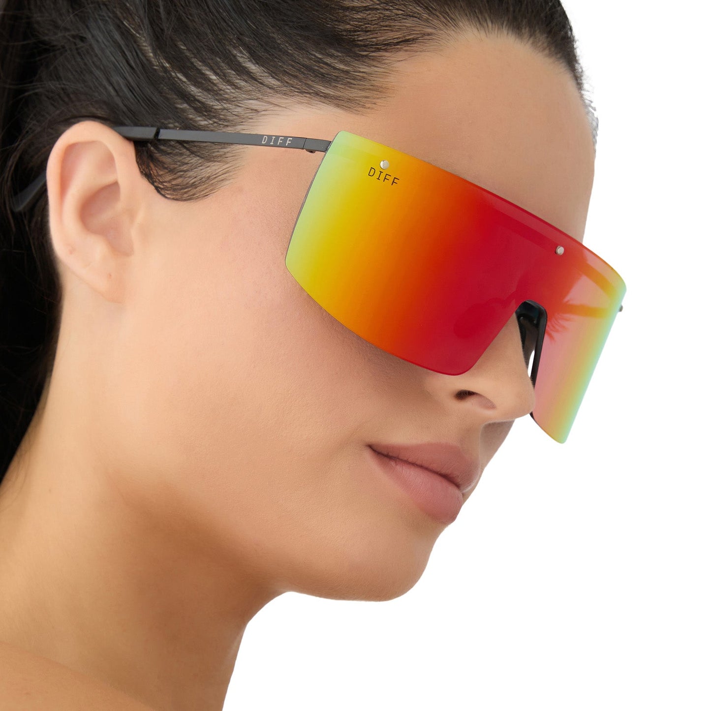 GRANDSLAM - BLACK + RAINBOW MIRROR + POLARIZED SUNGLASSES