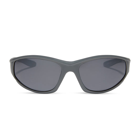 LIGHTNING - SLATE GREY + GREY W/ SILVER FLASH + POLARIZED SUNGLASSES