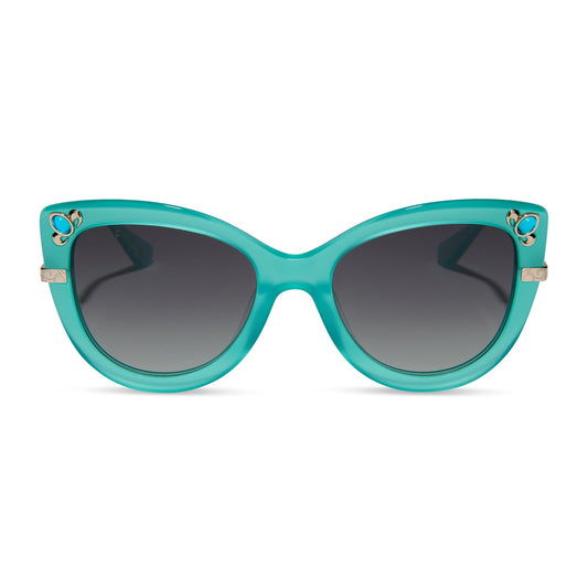 DISNEY PRINCESS - JASMINE + TEAL + GREY GRADIENT + POLARIZED SUNGLASSES