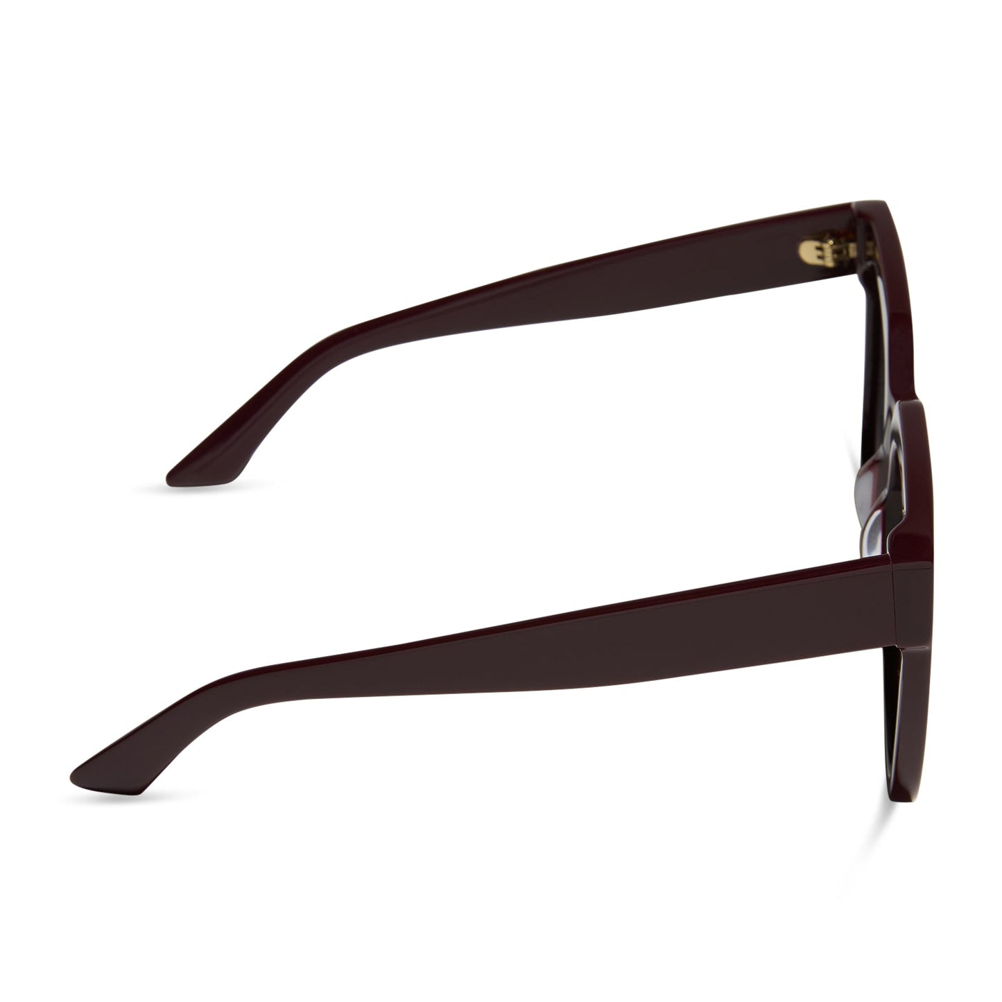 THEA - BORDEAUX + GREY GRADIENT SUNGLASSES