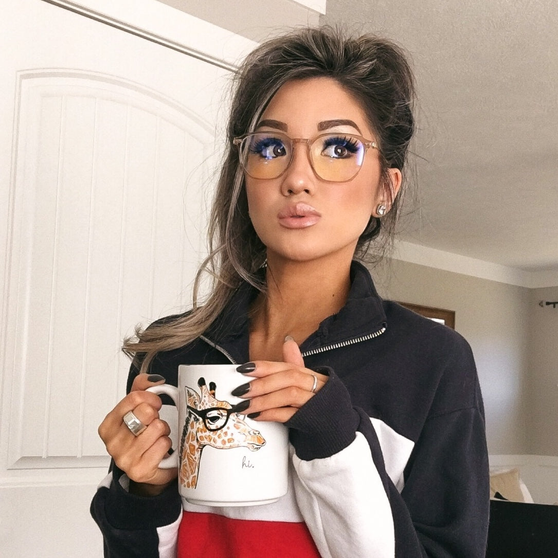 NOEL - ROSE CRYSTAL + PRESCRIPTION GLASSES