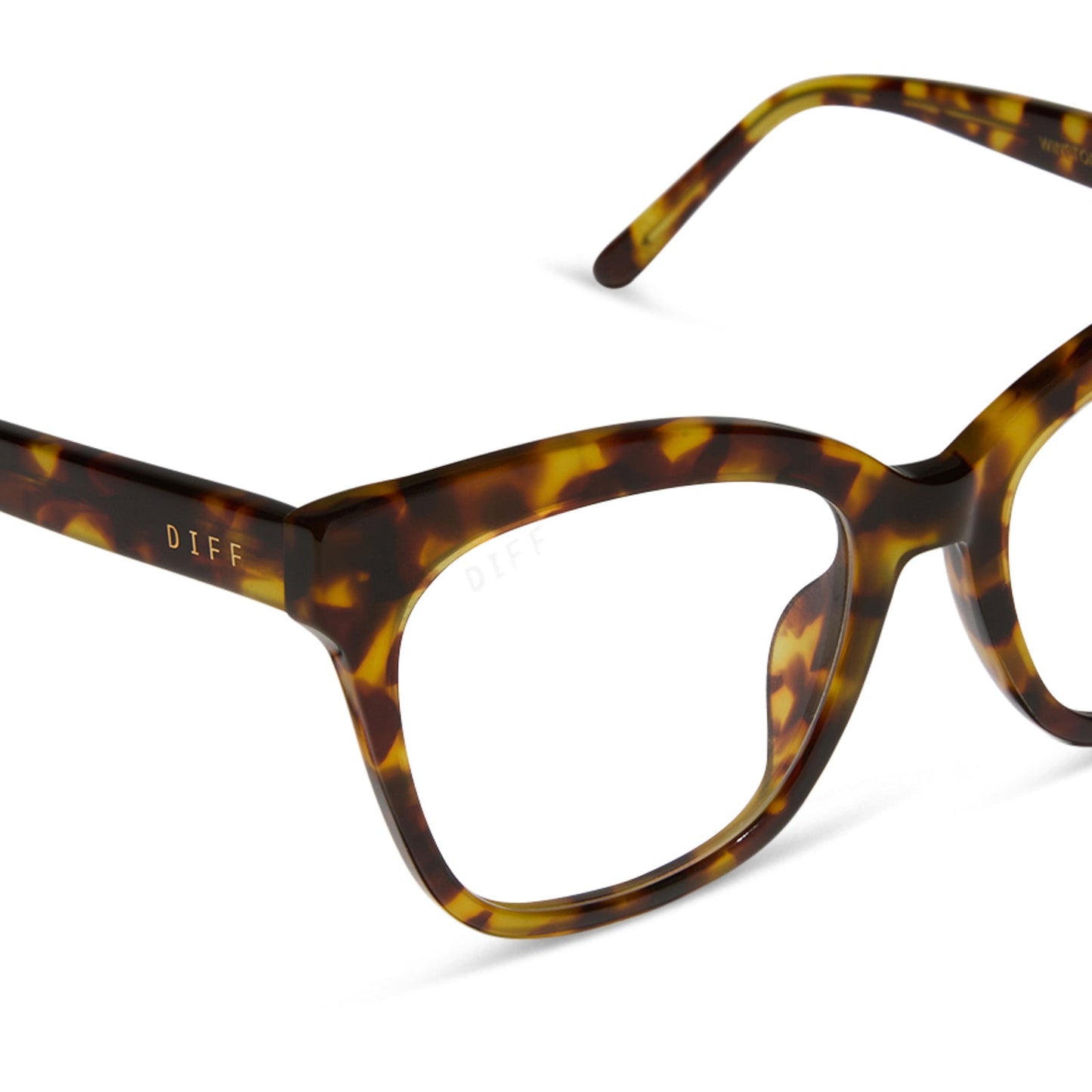 JESSIE JAMES DECKER - WINSTON + AMBER TORTOISE + PRESCRIPTION GLASSES