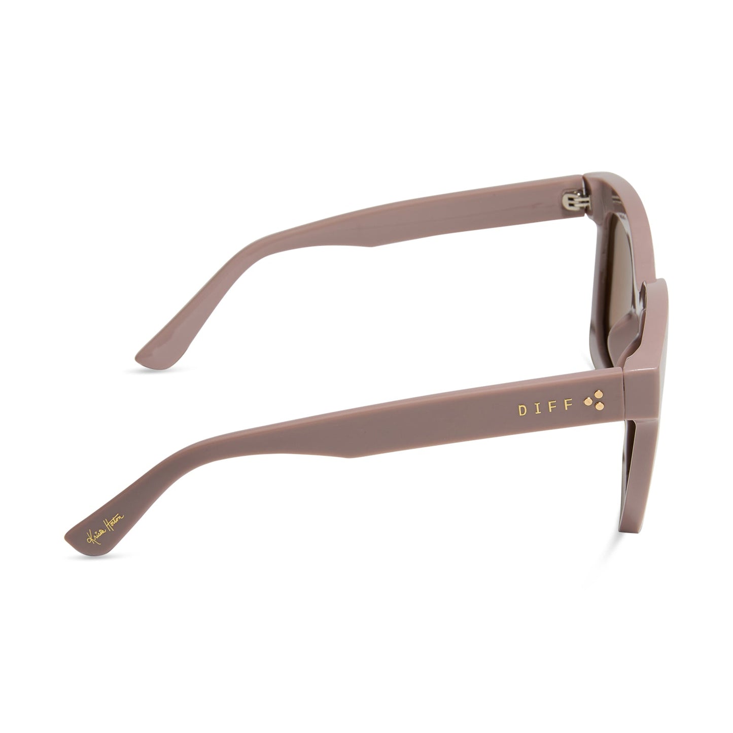 KRISTA HORTON - THE KAMP + LIGHT TAUPE + BROWN + POLARIZED SUNGLASSES