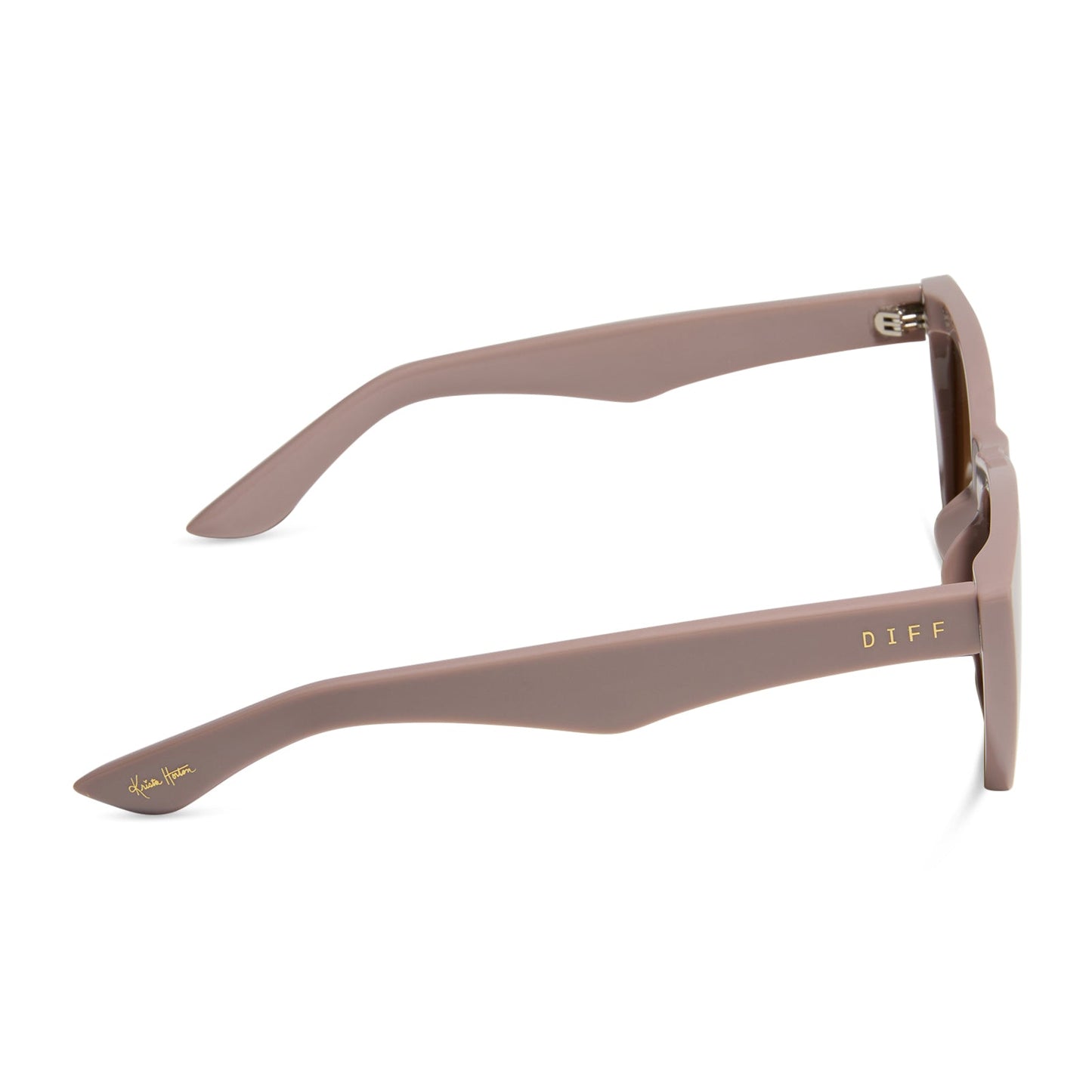 KRISTA HORTON - THE KOLLY + LIGHT TAUPE + BROWN + POLARIZED SUNGLASSES