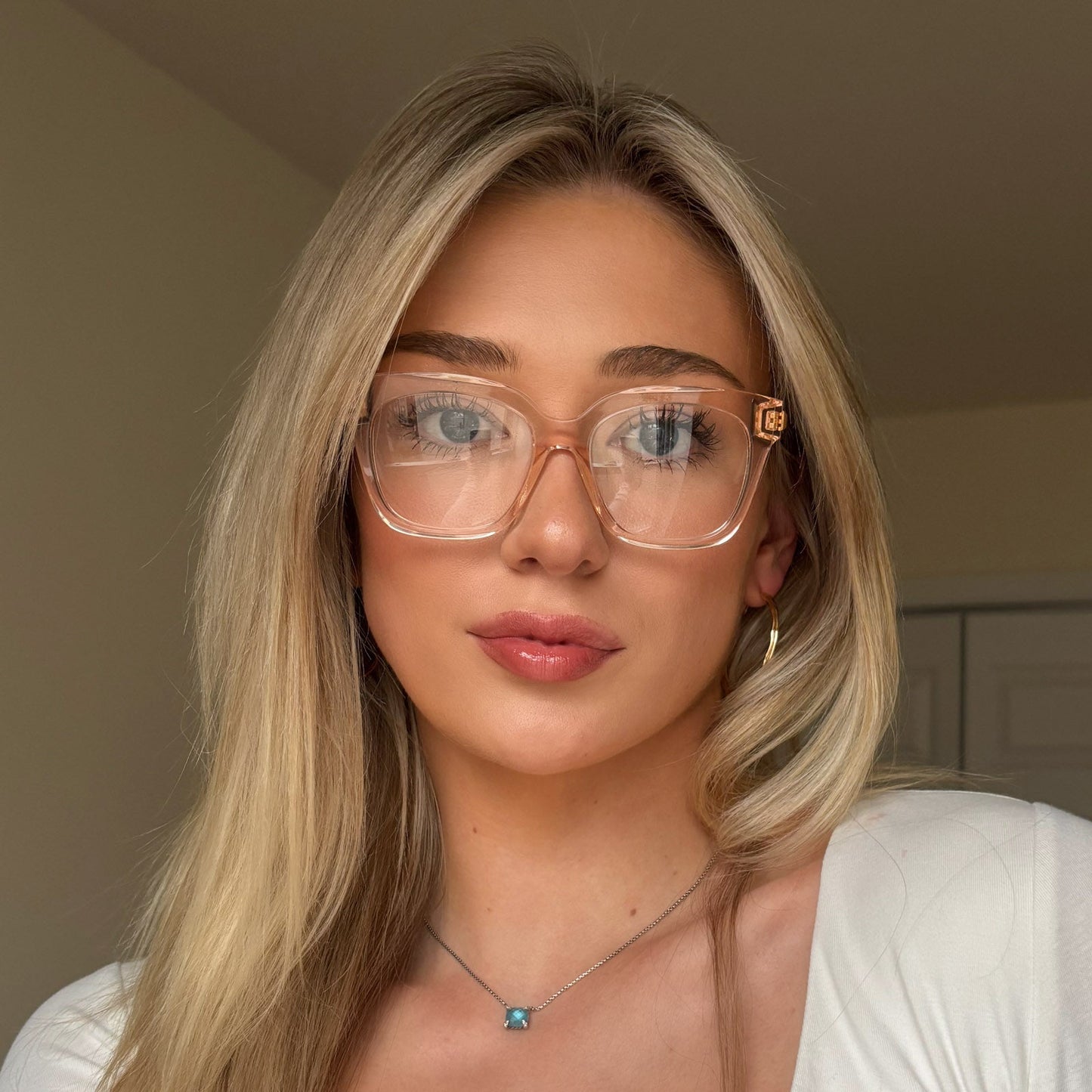 BELLA XS - VINTAGE ROSE CRYSTAL + PRESCRIPTION GLASSES