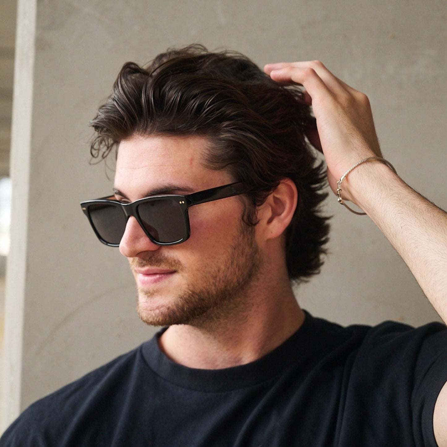 GINO XL - BLACK + GREY + POLARIZED SUNGLASSES