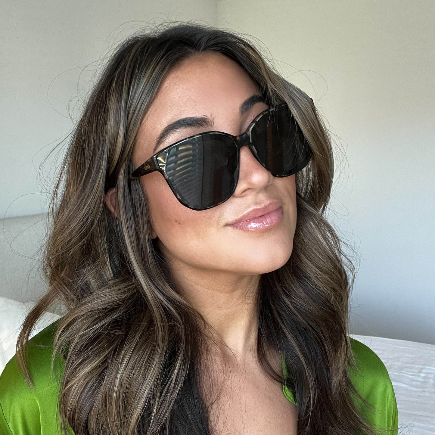 GIA - ESPRESSO TORTOISE + GREY SUNGLASSES