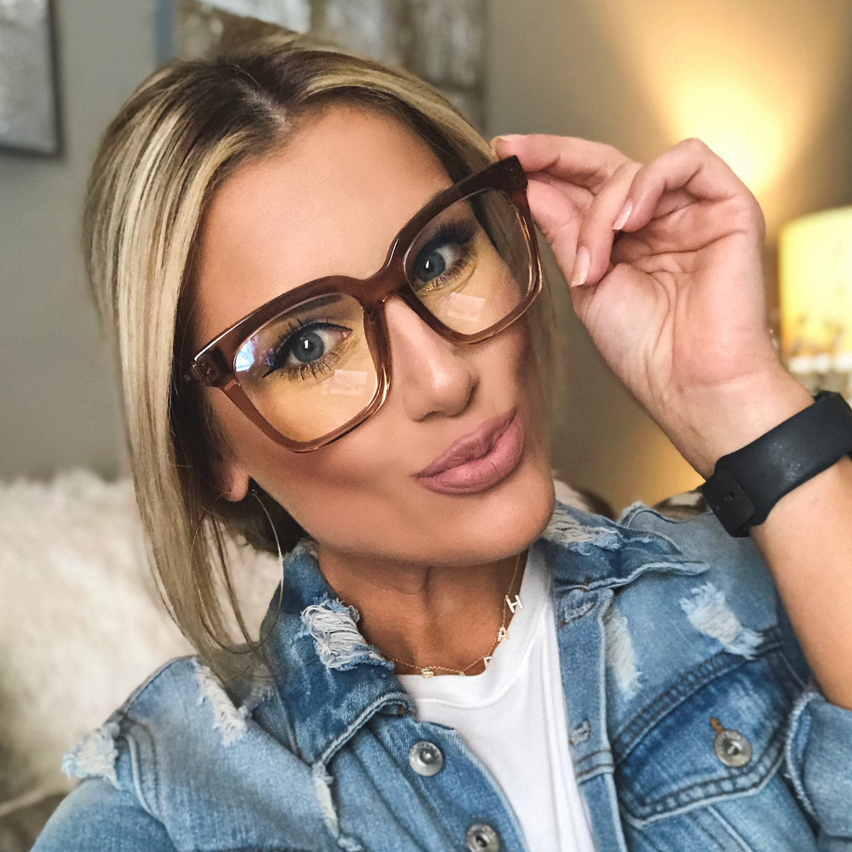 BELLA - CREAM TORTOISE + BLUE LIGHT TECHNOLOGY GLASSES