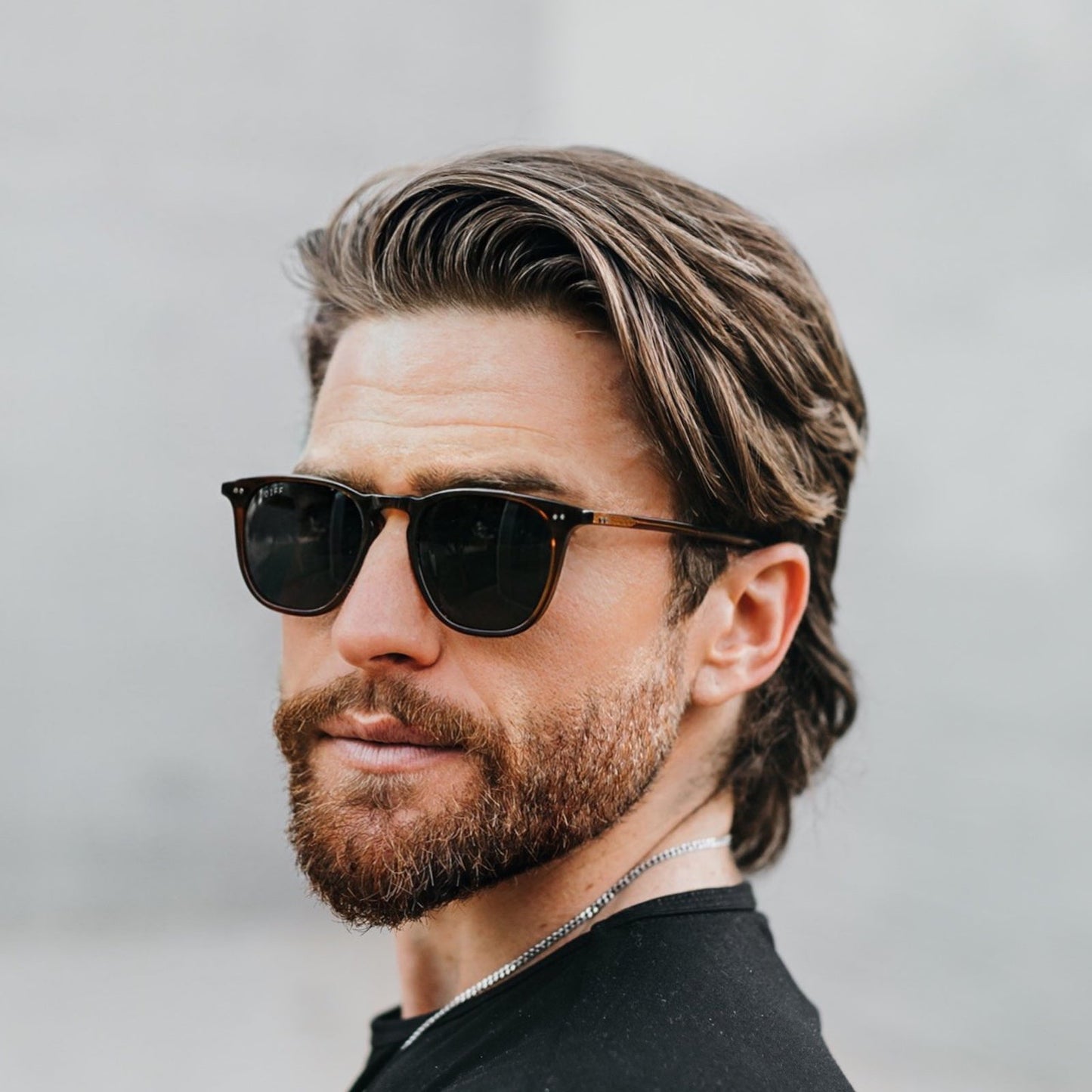 MAXWELL XL - ESPRESSO TORTOISE + GREY + POLARIZED SUNGLASSES