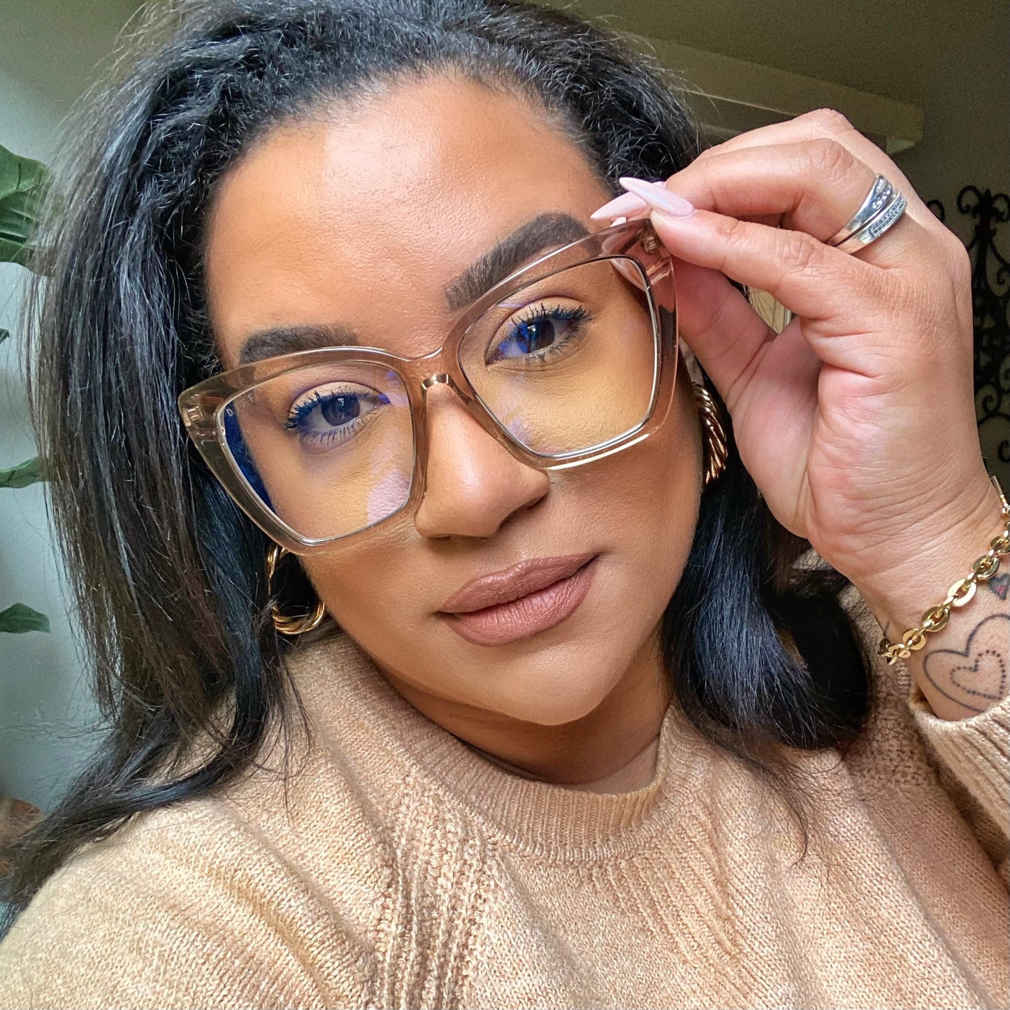 BECKY IV - BLACK + PRESCRIPTION GLASSES