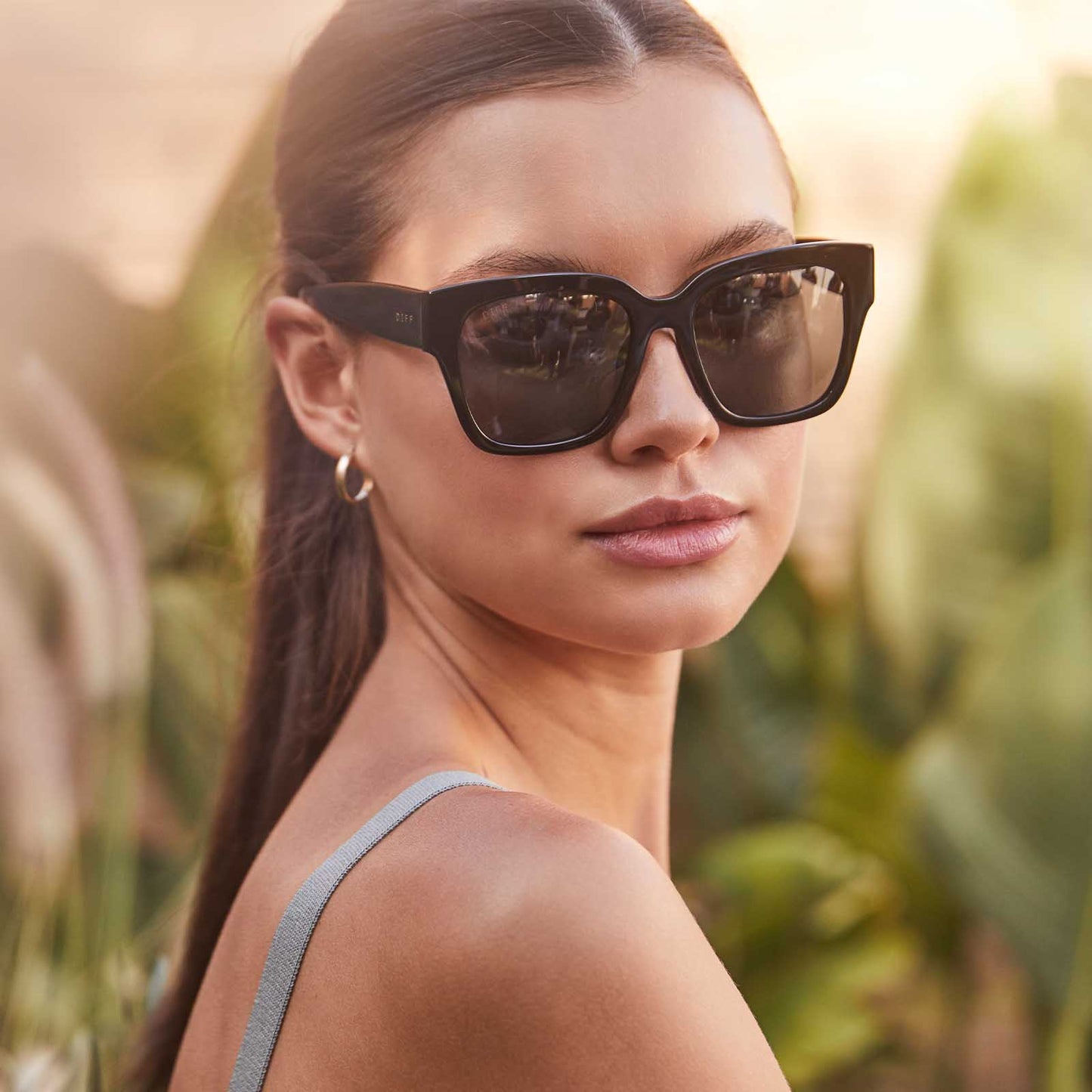 BELLA II - BLACK + GREY + POLARIZED SUNGLASSES