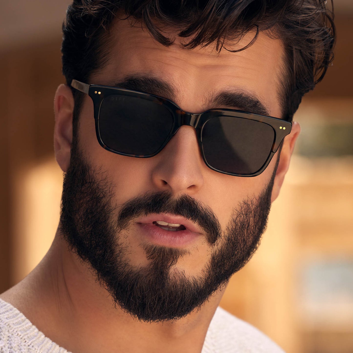 BILLIE - SHADOW TORTOISE + GREY POLARIZED SUNGLASSES