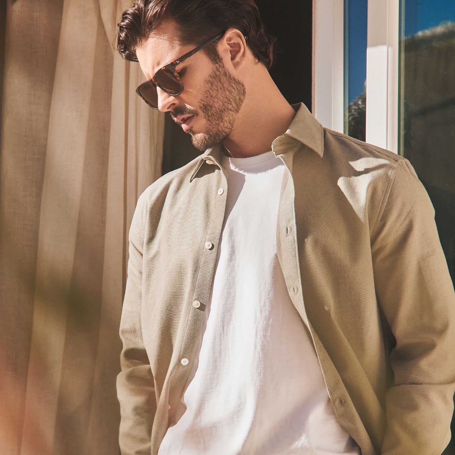 COLTON - RICH TORTOISE + BROWN + POLARIZED SUNGLASSES