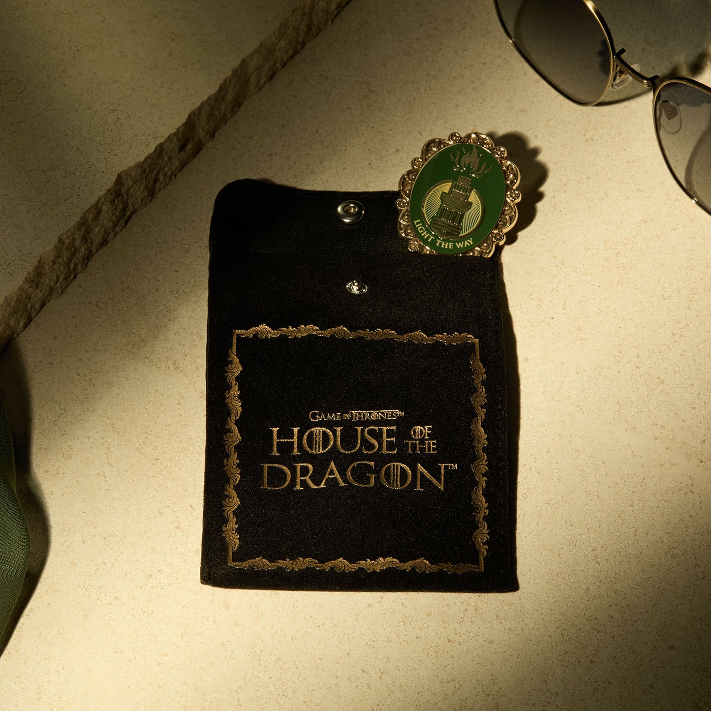 HOUSE OF THE DRAGON - HOUSE HIGHTOWER ENAMEL PIN