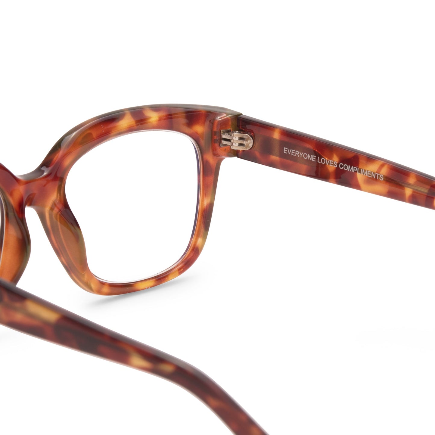 AVA - AMBER TORTOISE + BLUE LIGHT READERS