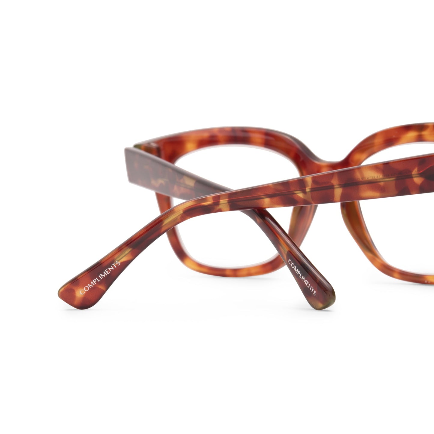 AVA - AMBER TORTOISE + BLUE LIGHT READERS