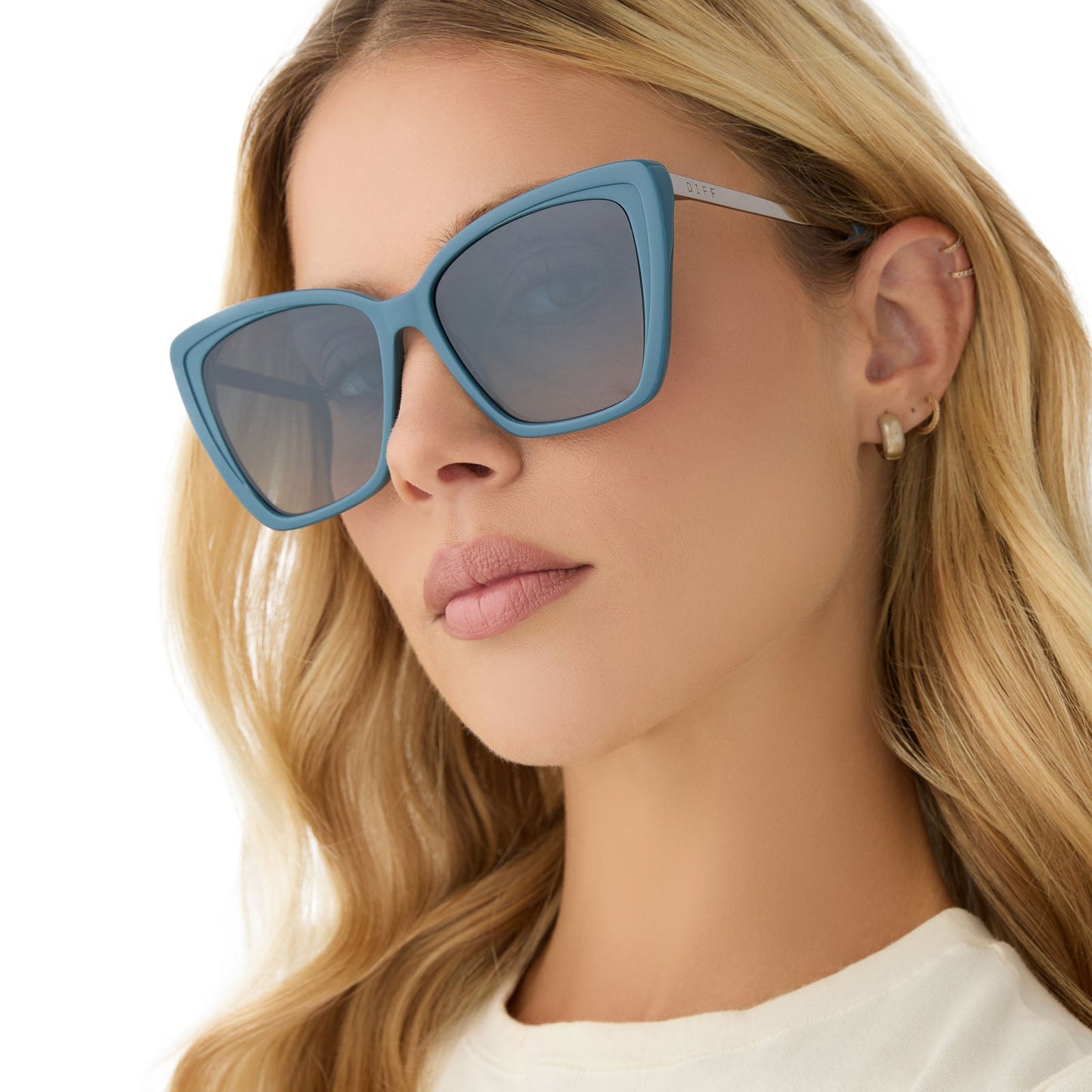 BECKY II - DEEP SPACE + AEGEAN BLUE FLASH + POLARIZED SUNGLASSES