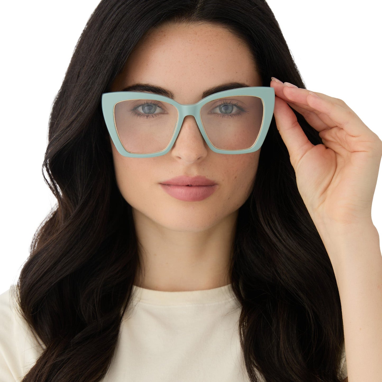 BECKY IV XS - STEEL TEAL + PRESCRIPTION GLASSES