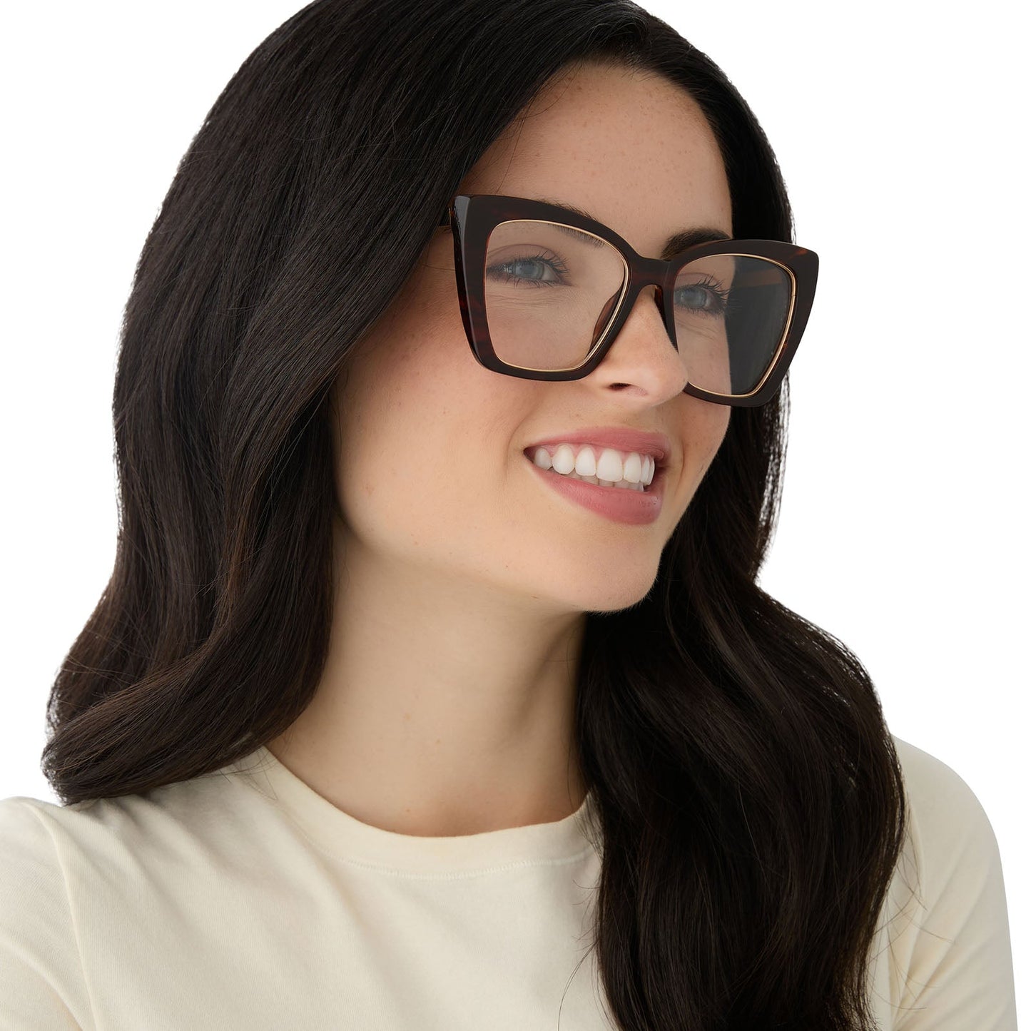 BECKY IV XS - SEQUOIA TORTOISE + PRESCRIPTION GLASSES