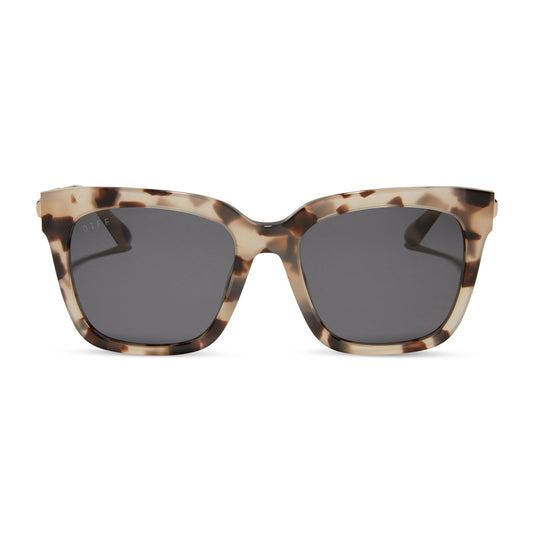 BELLA - CREAM TORTOISE + GREY SUNGLASSES