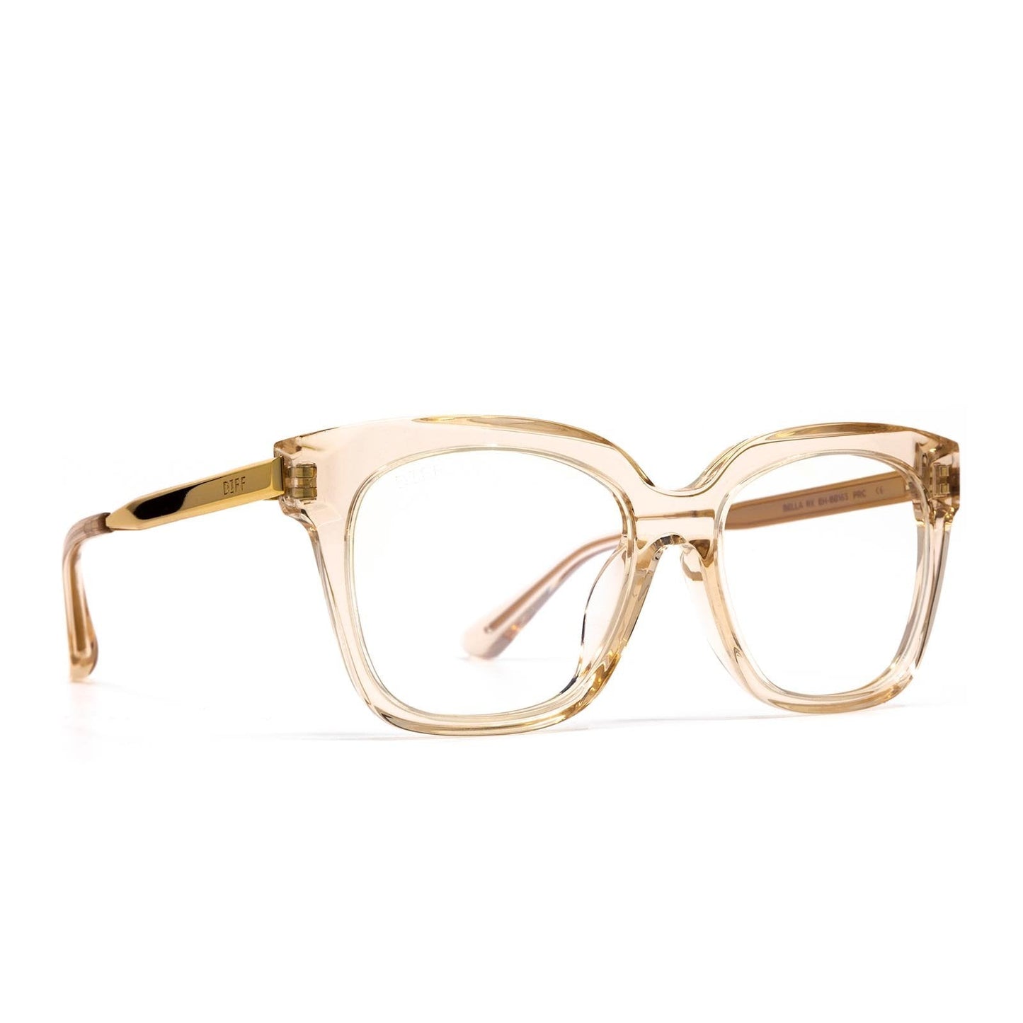 BELLA XS - BLUSH CRYSTAL + PRESCRIPTION GLASSES