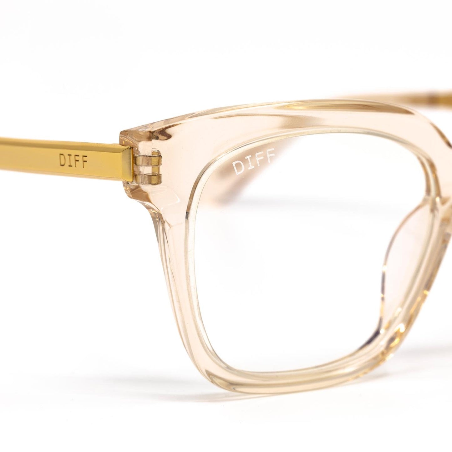 BELLA XS - BLUSH CRYSTAL + PRESCRIPTION GLASSES