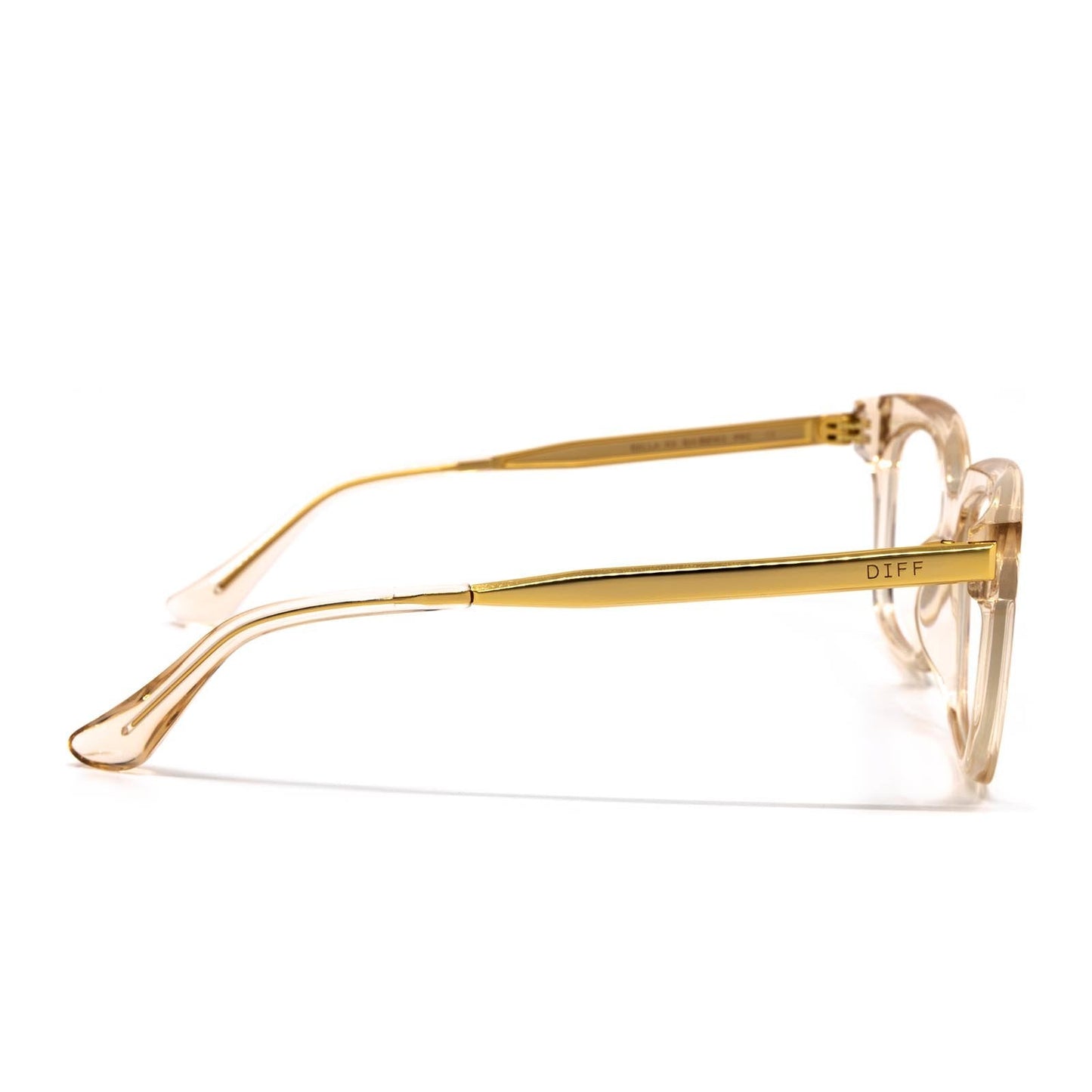 BELLA XS - BLUSH CRYSTAL + PRESCRIPTION GLASSES