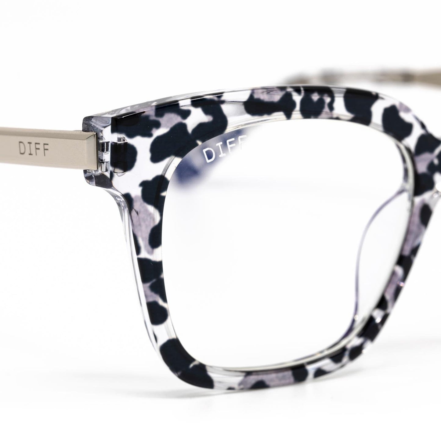 BELLA XS - CLEAR LEOPARD + PRESCRIPTION GLASSES