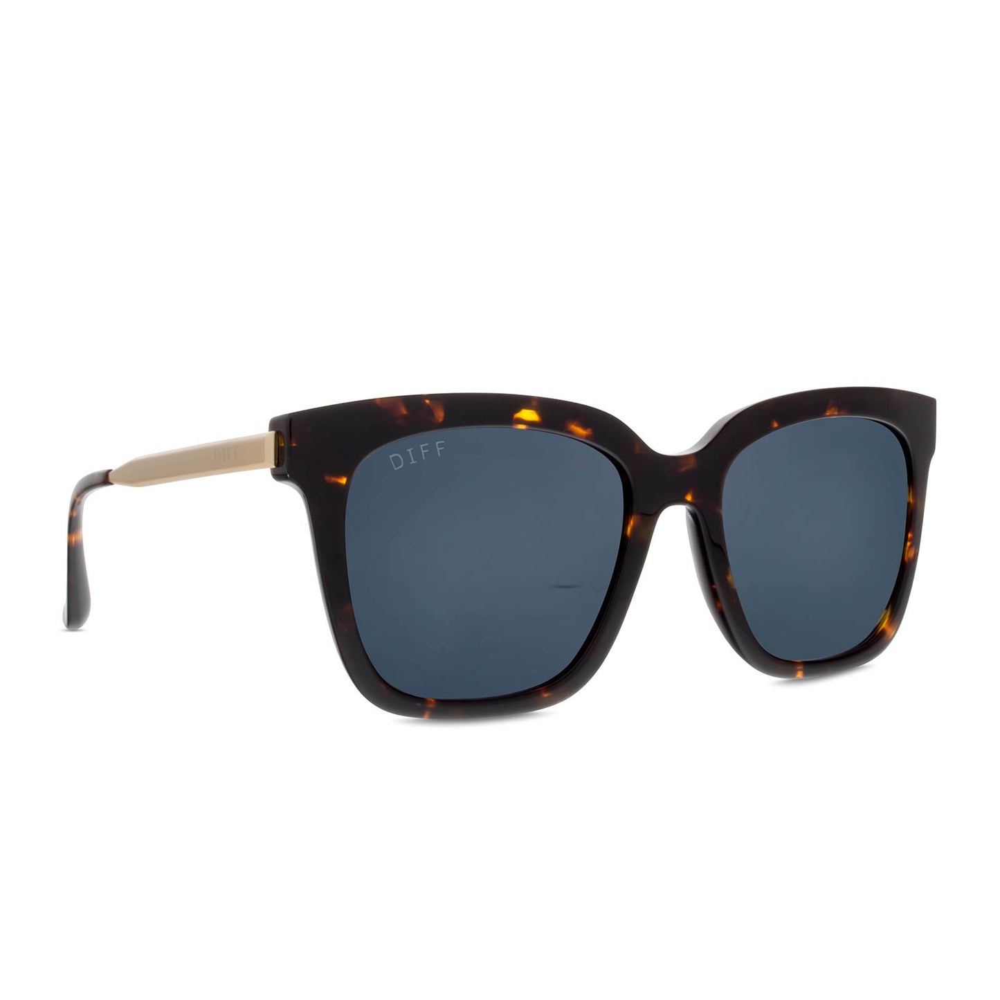 BELLA - TORTOISE + GREY + POLARIZED SUNGLASSES