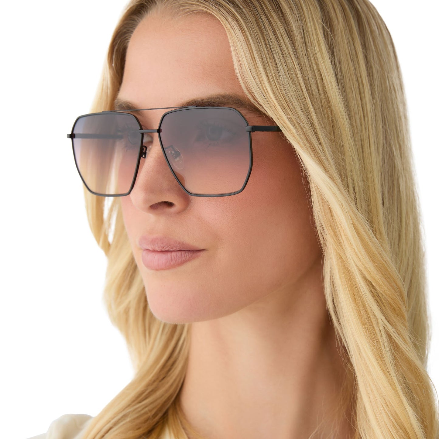 BERKELY - BLACK + TWILIGHT GRADIENT SUNGLASSES