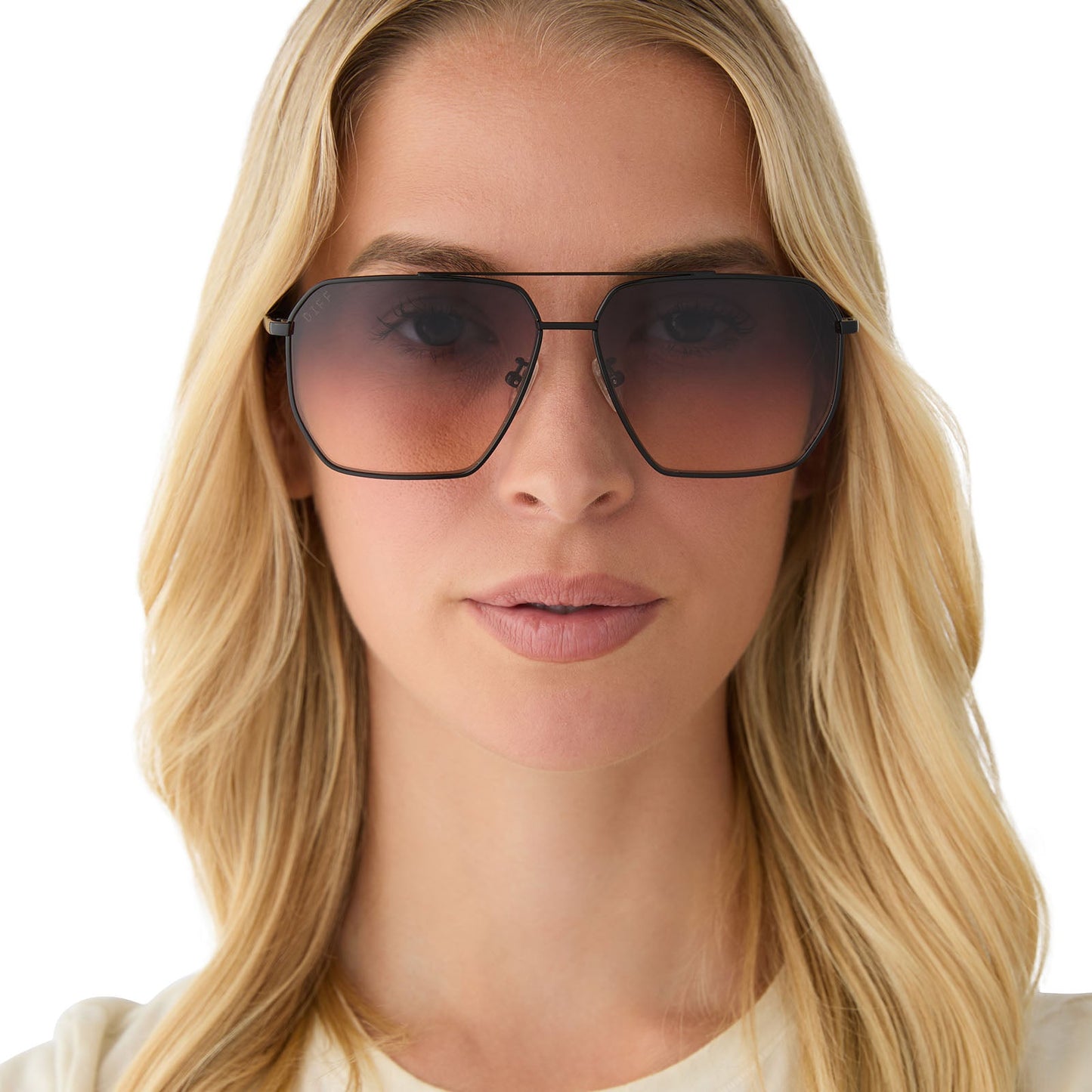 BERKELY - BLACK + TWILIGHT GRADIENT SUNGLASSES