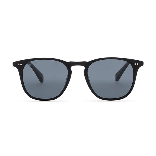 MAXWELL - BLACK + GREY MIRROR + POLARIZED SUNGLASSES