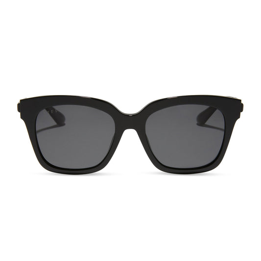 BELLA XS - BLACK + GREY + POLARIZED SUNGLASSES