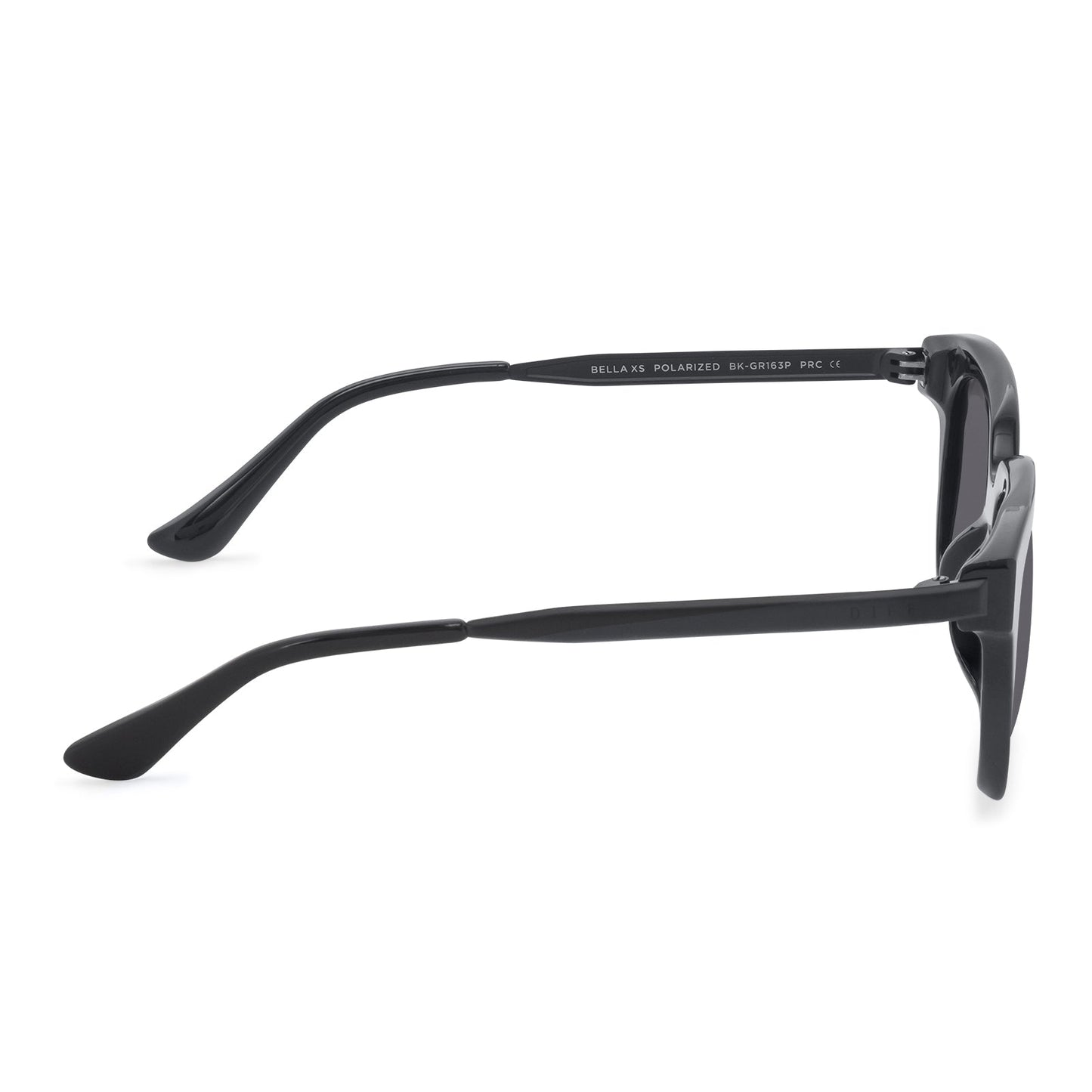 BELLA XS - BLACK + GREY + POLARIZED SUNGLASSES