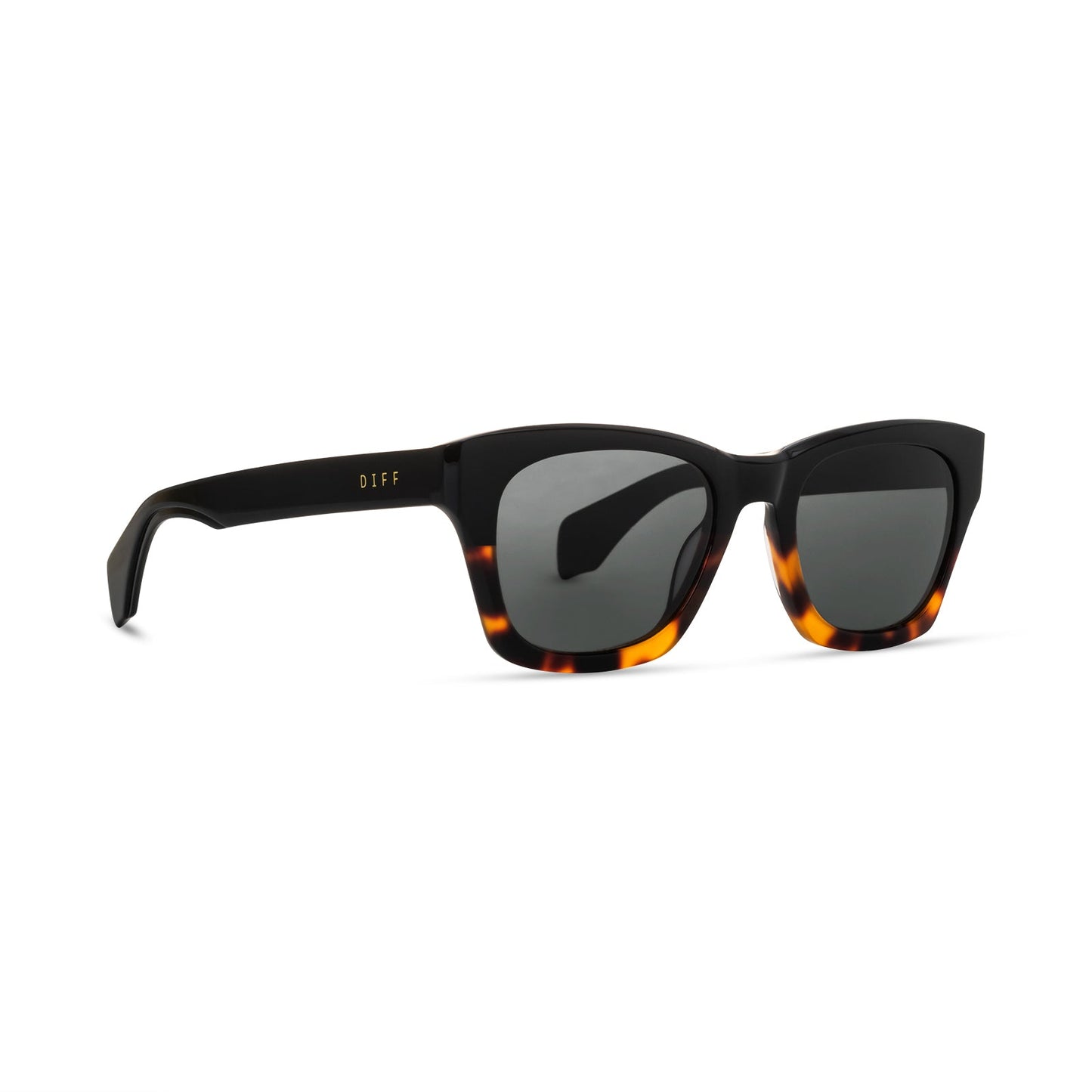 DEAN - BLACK TORTOISE + GREY POLARIZED SUNGLASSES