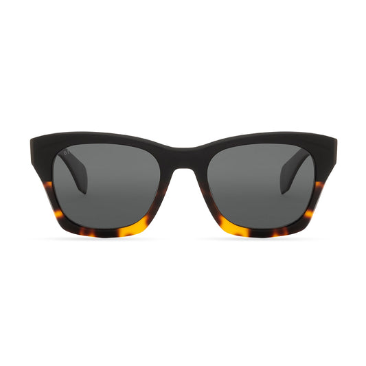 DEAN - BLACK TORTOISE + GREY POLARIZED SUNGLASSES