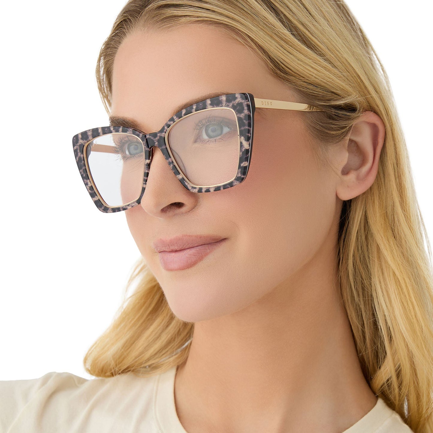 BECKY IV XS - LEOPARD TORTOISE + PRESCRIPTION GLASSES