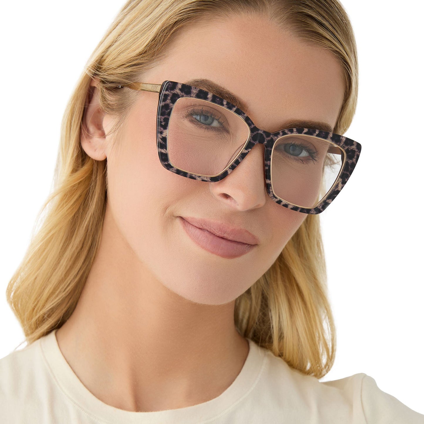 BECKY IV XS - LEOPARD TORTOISE + PRESCRIPTION GLASSES