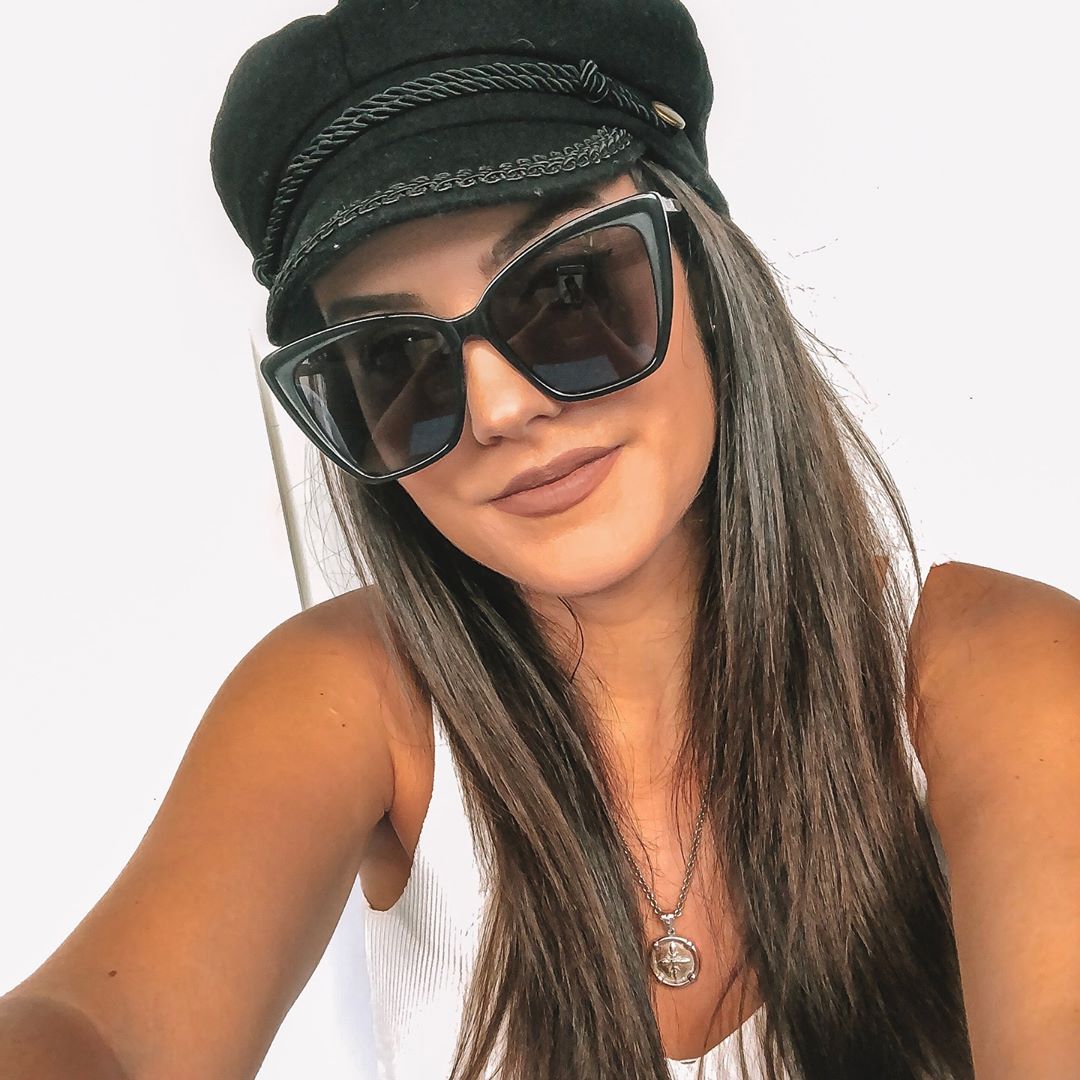 BECKY II - BLACK + DARK SMOKE POLARIZED SUNGLASSES