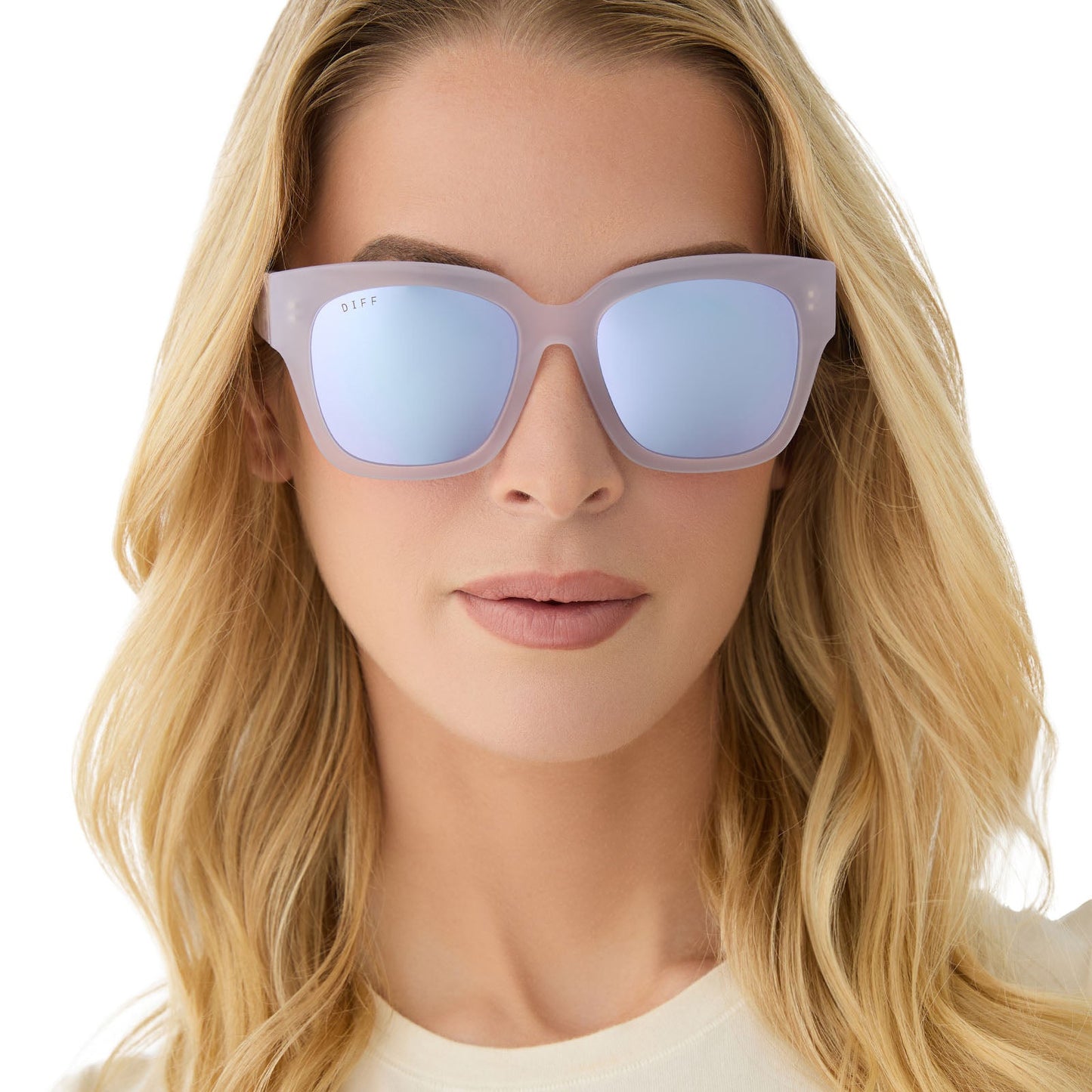 BELLA II - THISTLE + LAVENDER MIRROR SUNGLASSES